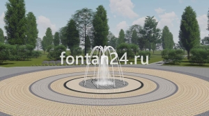 Фонтан для парка "Пиано малый" ø=2 м Фонтан для парка "Пиано малый" ø=2 м
