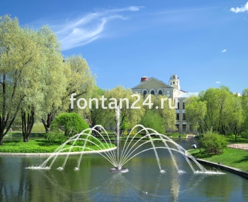 Плавающий фонтан "Веер", h=12 м