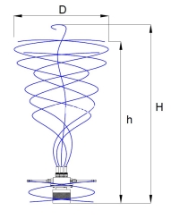 Cyclone 3", 5 x 8 мм